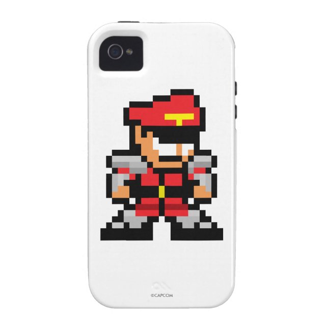 Coques Case-Mate iPhone m. Bison à 8 bits (Dos)