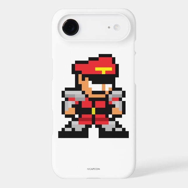 Coques Case-Mate iPhone m. Bison à 8 bits (Verso)