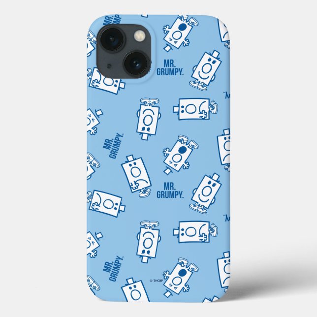 Coques Case-Mate iPhone M. Grumpy | Blue Emotion Toss Motif (Verso)