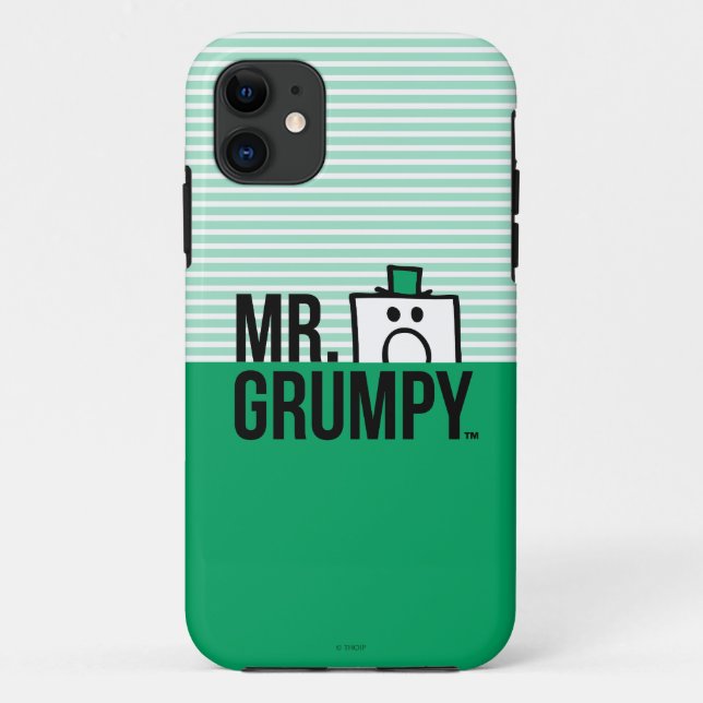 Coques Case-Mate iPhone M. Grumpy| Tête de visite sur le nom (Dos)