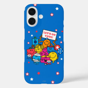 Coques iPhone 16 M. Men Little Miss Allons voter !
