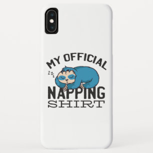 Case-Mate iPhone Case Ma chemise officielle de sieste - Paresseux endorm