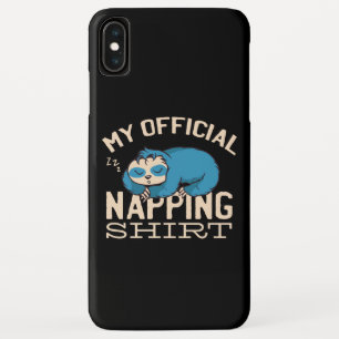 Case-Mate iPhone Case Ma chemise officielle de sieste, Paresseux endormi
