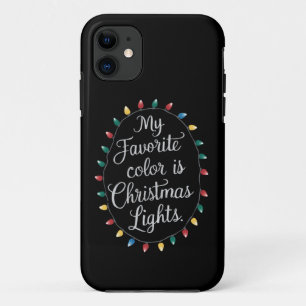 Case-Mate iPhone Case Ma Couleur Favorite Est Les Lumières De Noël Fêtes