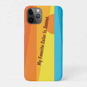 Case-Mate iPhone Case Ma Couleur Préférée Est Coucher De Soleil
