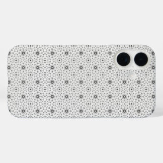 Coque Pour iPhone 16 Maacah001 B&W Doodle abstrait