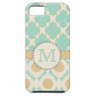 Mac de Mally de cas de Quatrefoil MonogramiPhone 5
