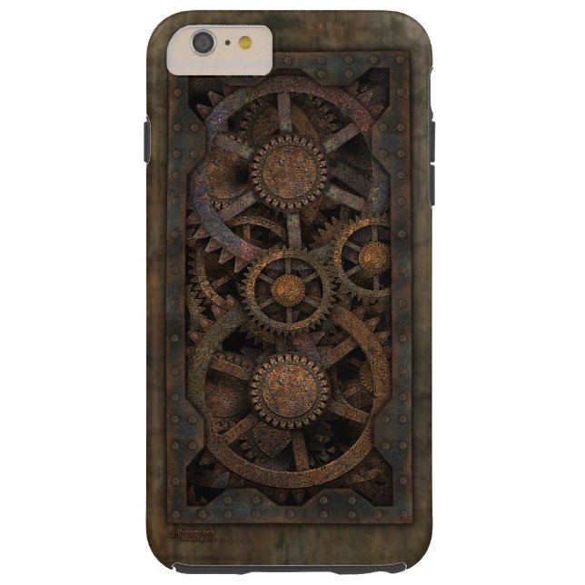 Coques Case-Mate iPhone Machine à vapeur industrielle Grungy (Dos)