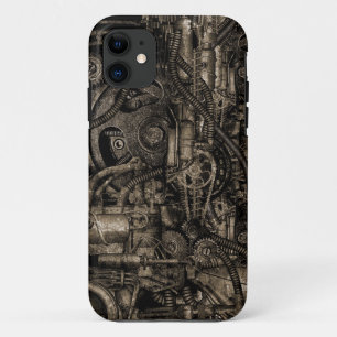 Coque iPhone 11 Machines sales de Steampunk