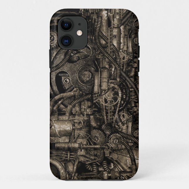 Coques Case-Mate iPhone Machines sales de Steampunk (Dos)