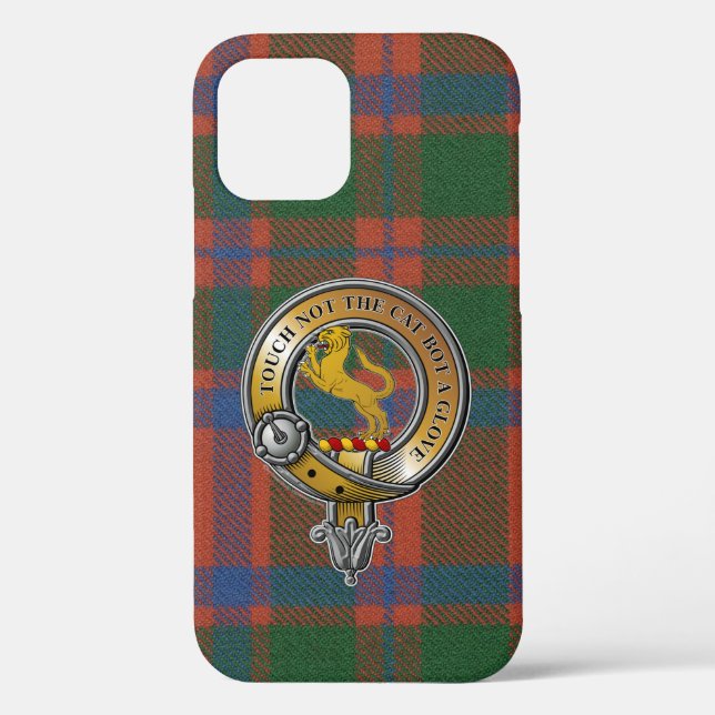 Coques Case-Mate iPhone MacIntosh Tartan & Badge (Verso)