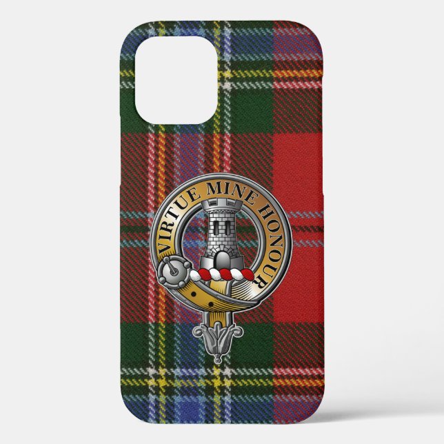 Coques Case-Mate iPhone MacLean Tartan & Badge (Verso)