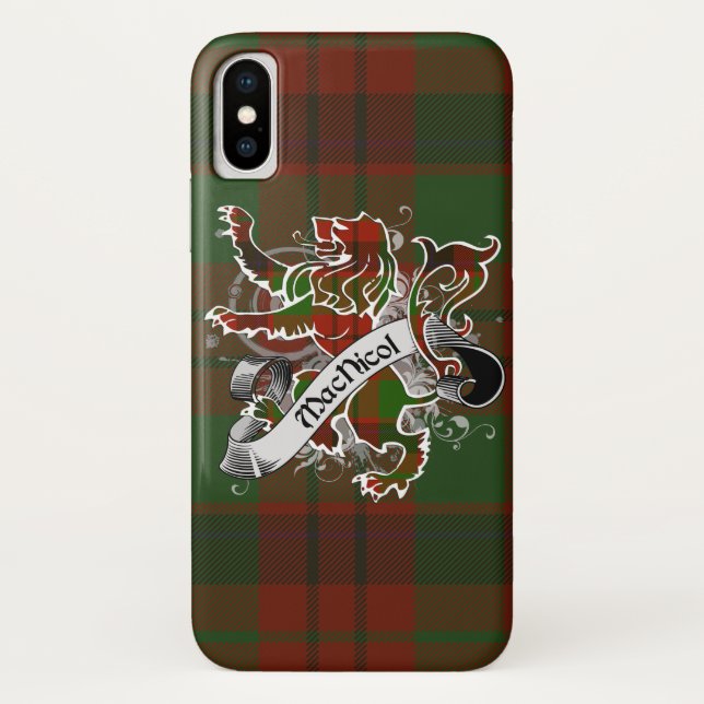 Coques Case-Mate iPhone MacNicol Tartan Lion (Dos)