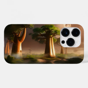 Coque Pour iPhone 14 Pro Madagascar Baobab Forest Fantaisie