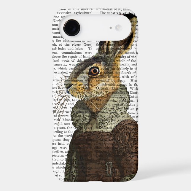 Coques Case-Mate iPhone Madame Hare Portrait (Verso)