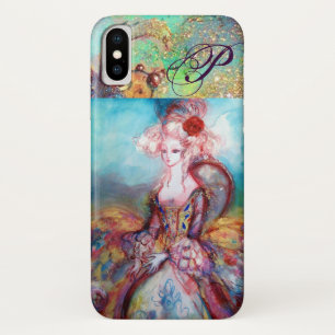 COQUE iPhone X   MADAME POMPADOUR ÉLÉGANT MONOGRAMME MODE BEAUTÉ