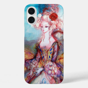 iPhone 16 Plus Case MADAME POMPADOUR, Élégante mode beauté