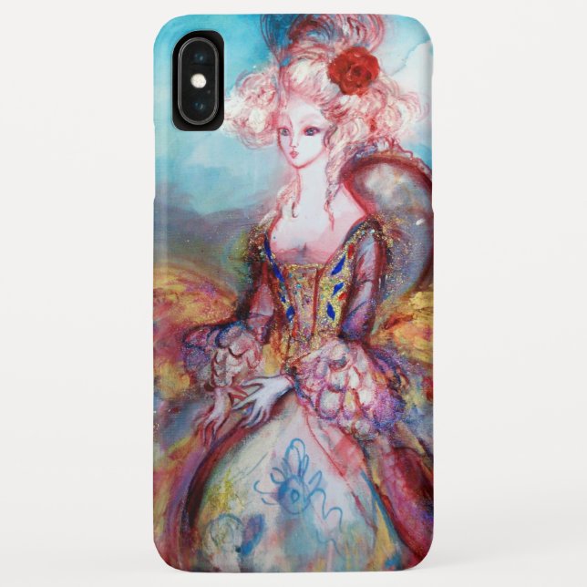 Coques Case-Mate iPhone MADAME POMPADOUR, Élégante mode beauté (Dos)