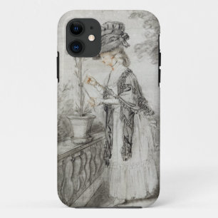 Coque Case-Mate Pour iPhone Madame sur une terrasse tendant une usine