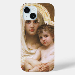 Coque Pour iPhone 15 Madonna des Roses par Bouguereau