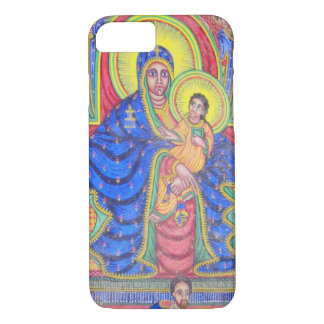 Coque iPhone 7 Madonna et cas éthiopien de l'iPhone 7 d'art de