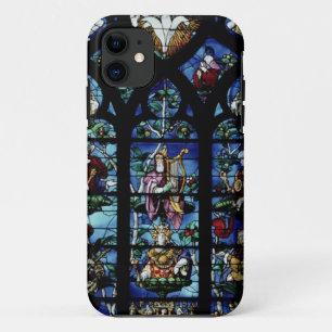 Coques Pour iPhone Madonna et enfant avec les anges et le reflec de