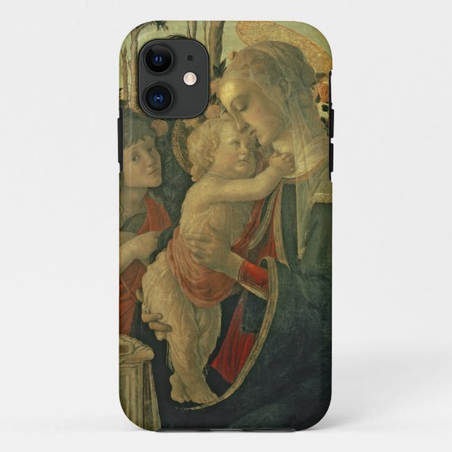 Coques Case-Mate iPhone Madonna et enfant avec St John le baptiste (huile (Dos)