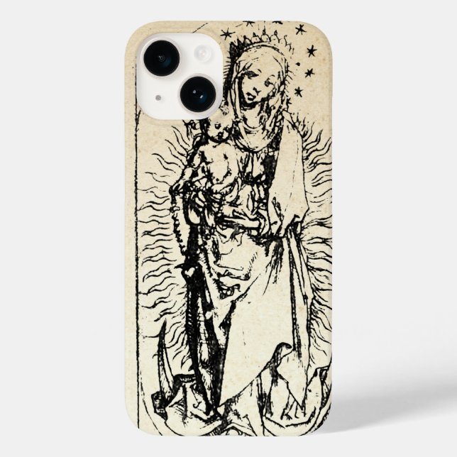 Coques Case-Mate iPhone Madonna et l'enfant Vierge Marie (Verso)