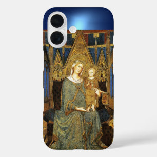 Coque Pour iPhone 16 MAESTA, VIERGE AVEC Bleu ENFANT