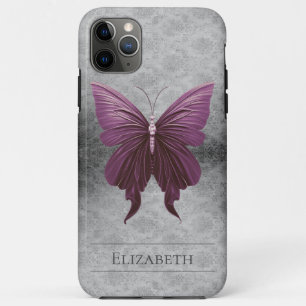 Case-Mate iPhone Case Magenta Joaillé Papillon Damas