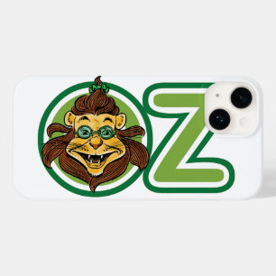 Coque Pour iPhone 14 Magicien d'Oz vintage, Lion dans la lettre O