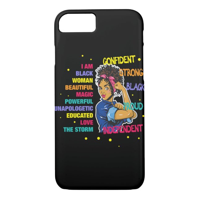 Coques Case-Mate iPhone Magie de la fille noire instruite 77 (Dos)