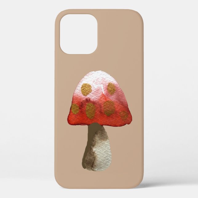 Coques Case-Mate iPhone Magie de Toadstool de champignon rouge (Verso)