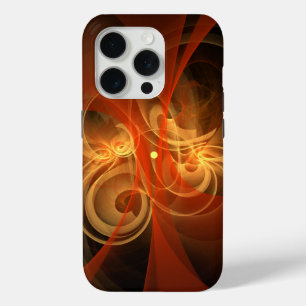 Coque iPhone 15 Pro Magie du matin Art Abstrait