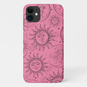 Case-Mate iPhone Case Magie Rose Vintage Céleste Soleil Lune Étoiles