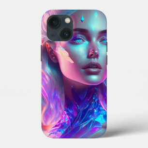 Case-Mate iPhone Case Magnifique Ai Art Joli Verre Icy comme Femme