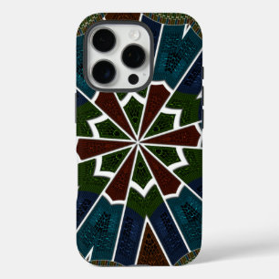 Coques iPhone 16 Pro Magnifique Asie tendance Sari Abstrait Motif
