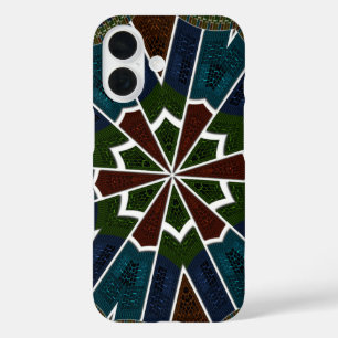 Coque Pour iPhone 16 Magnifique Asie tendance Sari Abstrait Motif