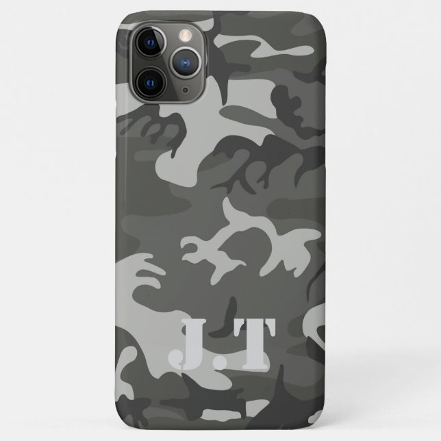 Coques Case-Mate iPhone Magnifique Camouflage urbain Motif Monogramme (Dos)