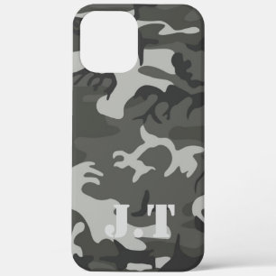 Coque iPhone 12 Pro Max Magnifique Camouflage urbain Motif Monogramme