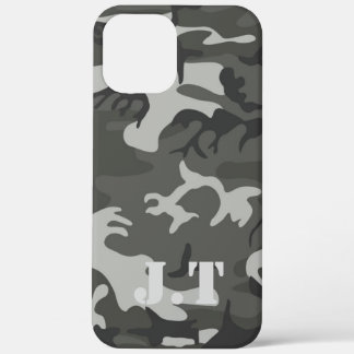 Coque iPhone 12 Pro Max Magnifique Camouflage urbain Motif Monogramme