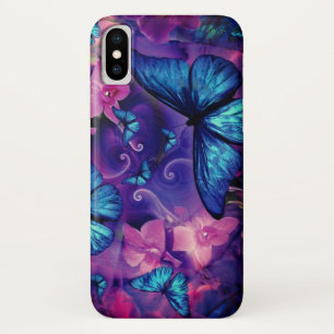 Case-Mate iPhone Case Magnifique papillon bleu 