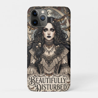 Case-Mate iPhone Case "Magnifiquement troublée" Femme gothique avec des