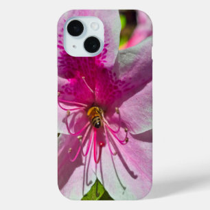 Coque Pour iPhone 15 magnifiques fleurs d'azalée rose au Descanso Garde