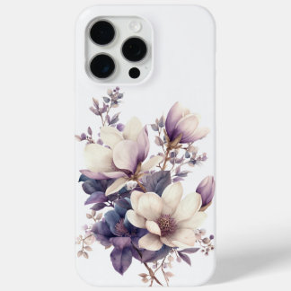 Coque iPhone 15 Pro Max Magnolia et rosemaire