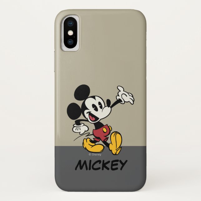 Coques Case-Mate iPhone Main Mickey Shorts | Mickey Classique (Dos)