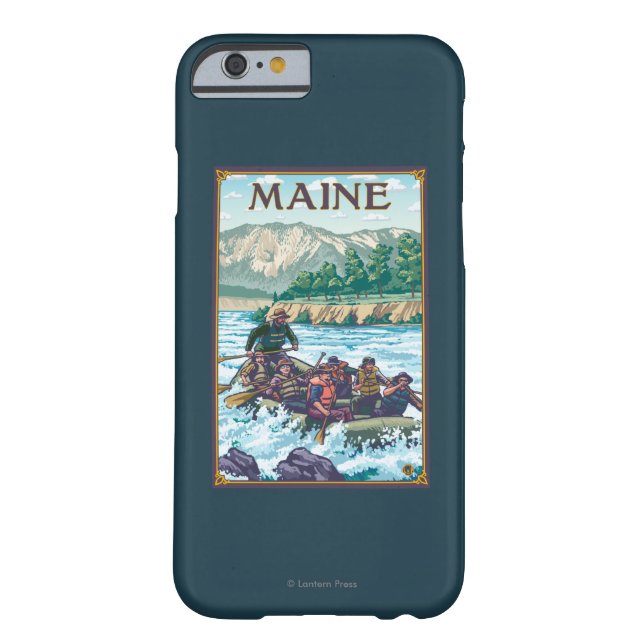 Coques Case-Mate iPhone MaineRiver transportant la scène par radeau (Dos)
