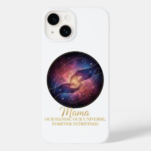 Coque Pour iPhone 14 Mains de Maman Céleste Galaxie Univers