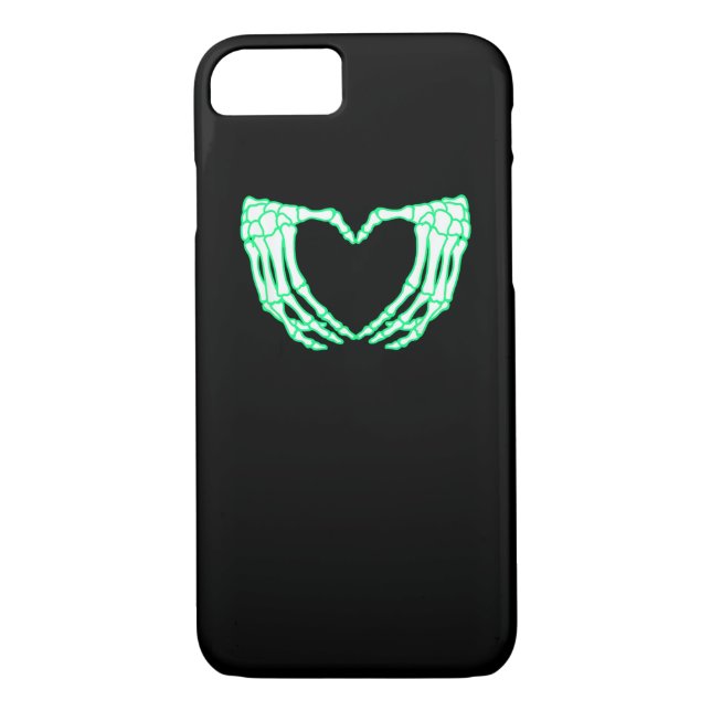 Coques Case-Mate iPhone Mains de squelette, Coeur, Costume d'Halloween de  (Dos)