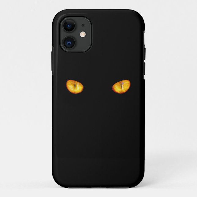 Coques Case-Mate iPhone Maintenant, il vous voit Chat noir (Dos)